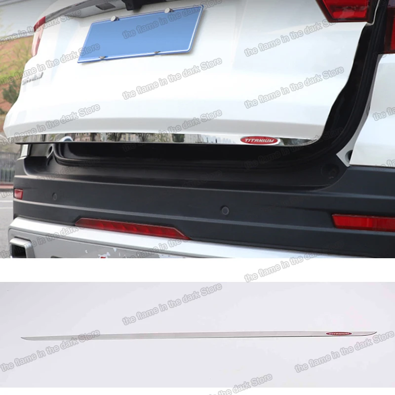 

Car Rear Door Tailgate Trims Styling for Ford Territory 2019 2020 2021 Accessories Auto Styling Decoration 2022 taildoor tail