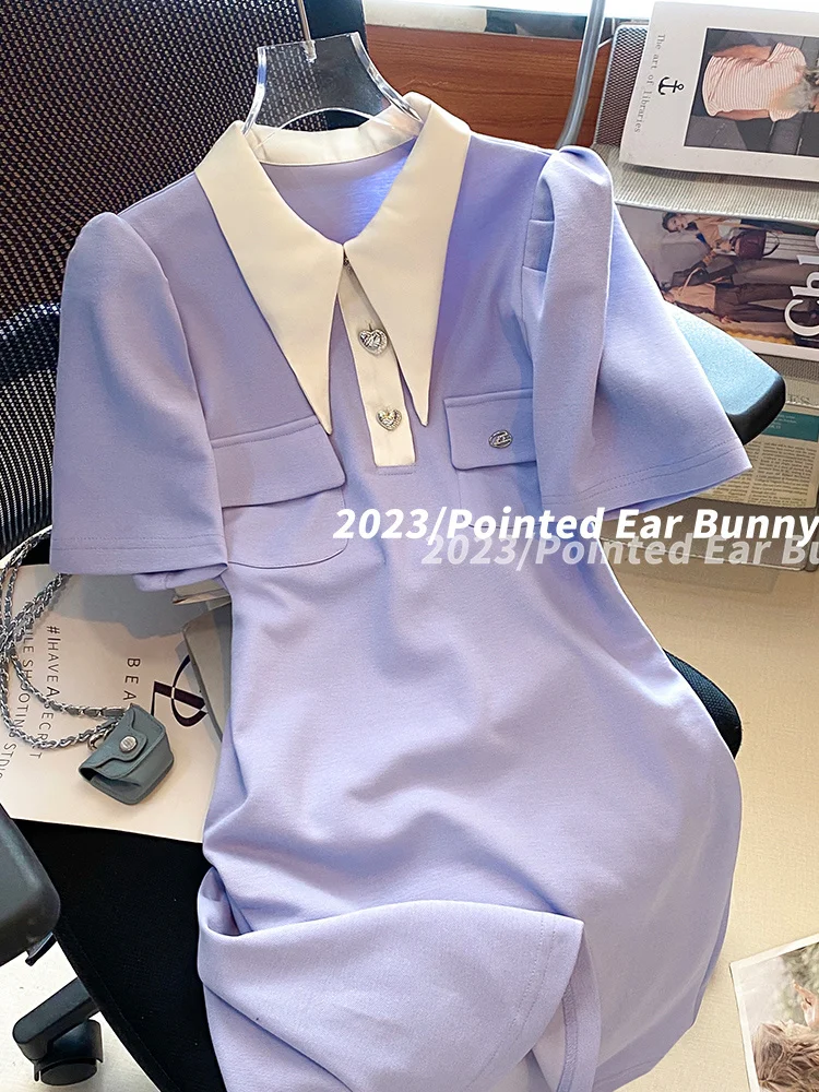 

Маленькое очаровательное стильное уникальное и изысканное французское платье, высококачественное летнее платье для женщин, новинка 2023, уникальная и нишевая юбка