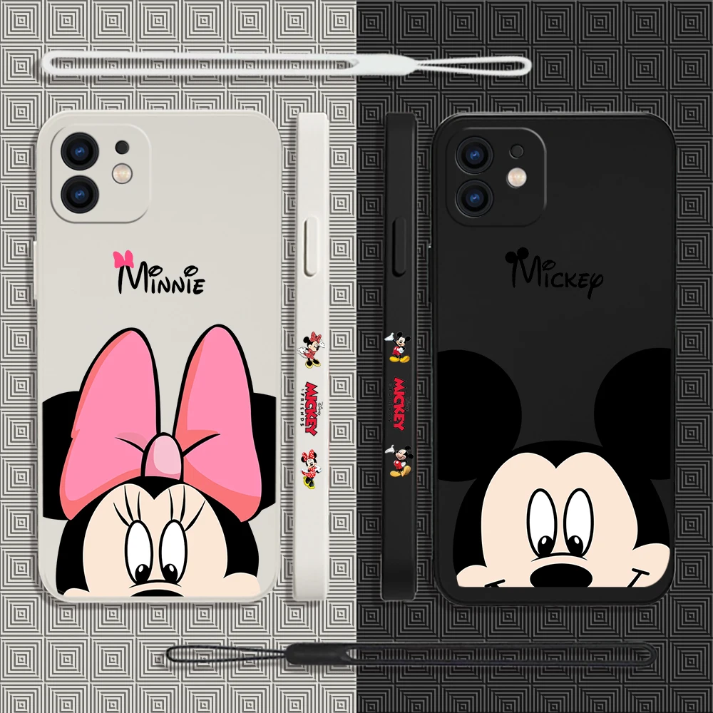 Чехол для телефона с рисунком Микки и Минни для Xiaomi Redmi Note 11 10A 11T 10 10T 10S 9T 9 8 7 Pro Plus 10C 9A 9C 9T 4G