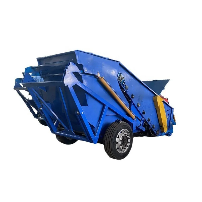 Автоматические большие сельскохозяйственные машины. Сборщик камней для