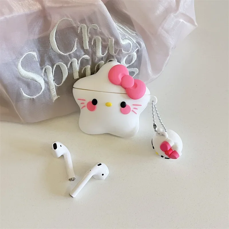 Sanrio Hello Kitty силикагель AirPods Pro Bluetooth сумка для наушников милый мультяшный мягкий