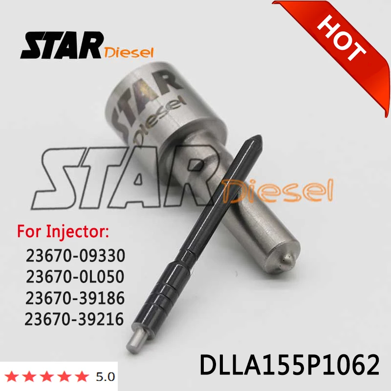 

DLLA155P1062 Injector Spare Parts 093400-8630 Fuel Nozzle Tips For Toyota 23670-09330 23670-0L050 23670-39186 23670-39216