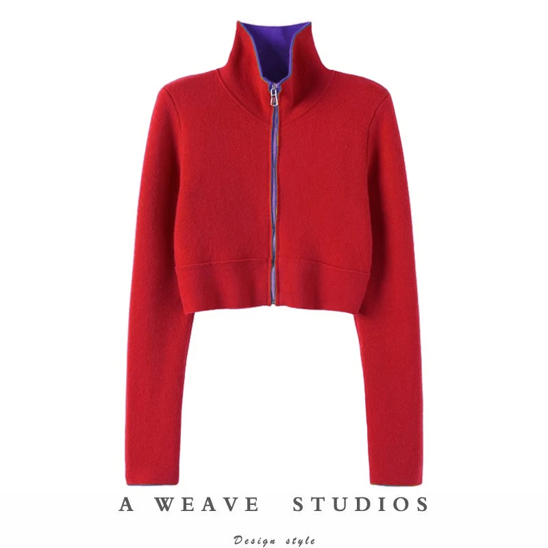 Вентилятор любит то много! 00% чистый кашемир облегающий короткий вязаный