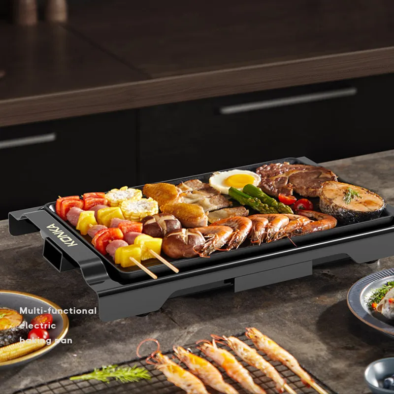 

Household Smokeless Electric Grill Non-Stick Electric Grill Electric Grill Plate Grill Electric Grill Grill Grill Machine 1355W