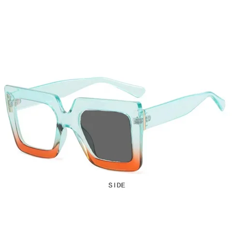 Новинка 2023, брендовый дизайн, модная Большая квадратная оправа для очков, фотохромные линзы с защитой от синего света, очки для чтения компьютера и дальнозоркости
