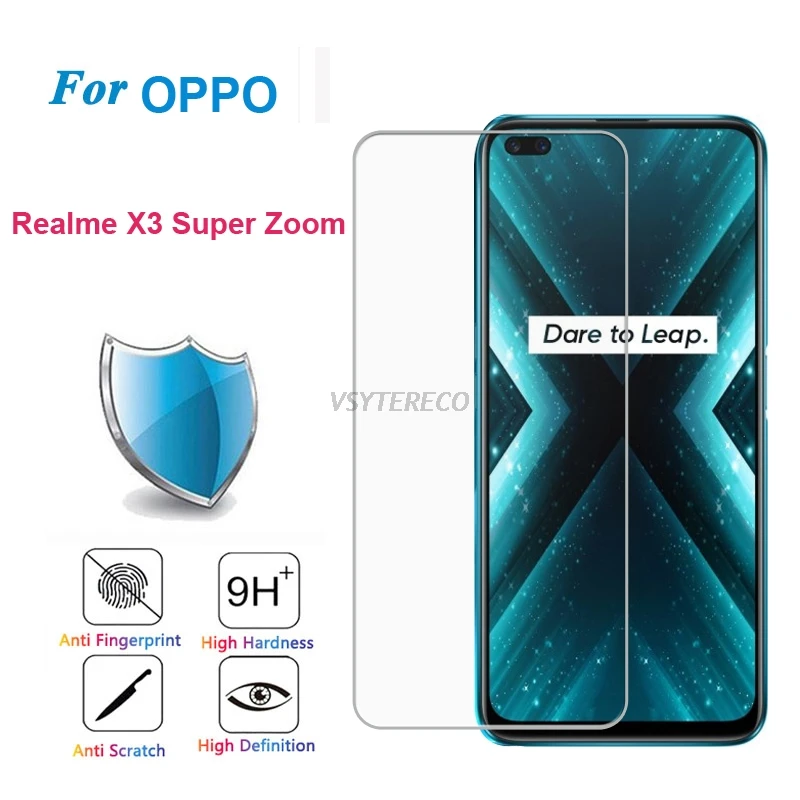 Закаленное стекло для OPPO Reno Z 10x Zoom RX17 Neo, защитная пленка для экрана OPPO Realme X3 Super Zoom 5 Pro U1, 2-1 шт.