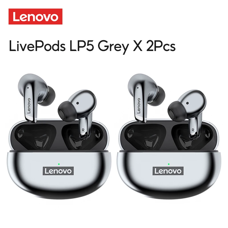 

Lenovo LP5 TWS Bluetooth Earphones 9D Stereo Wireless Headphone Sports Waterproof TWS Earbuds Touch Control Headset With Mic