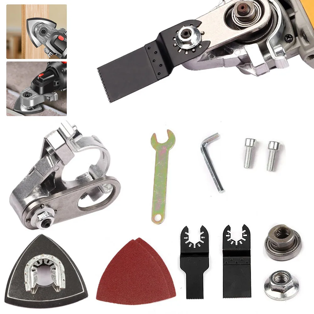 

Насадка для инструментов, шлифовальные машины, мощный угловой колеблющийся адаптер, шлифовальный угловой резьбовой шлифовальный станок, Универсальный 100 Тип преобразования