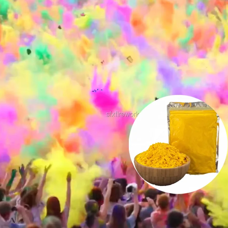 Цветной порошковый цвет Holi Power для всех-натуральный моющийся нетоксичный