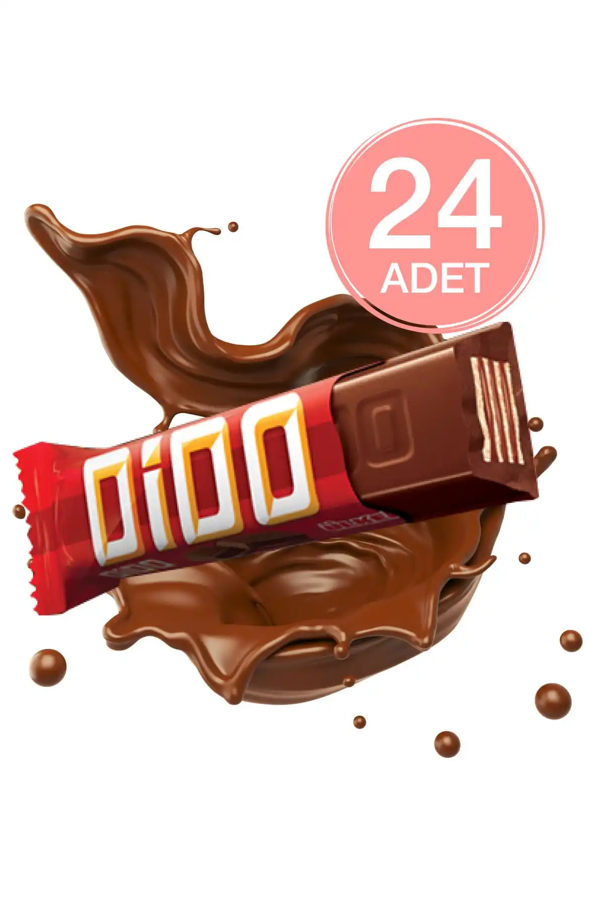 

Dido Milk Chocolate Coated waffle 35 Gr (24 Pieces)