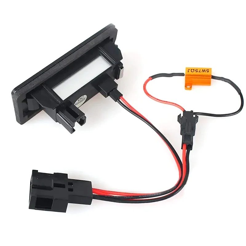 Автомобильный светодиодный номерной знак светильник с/без декодера для SKODA Octavia 3