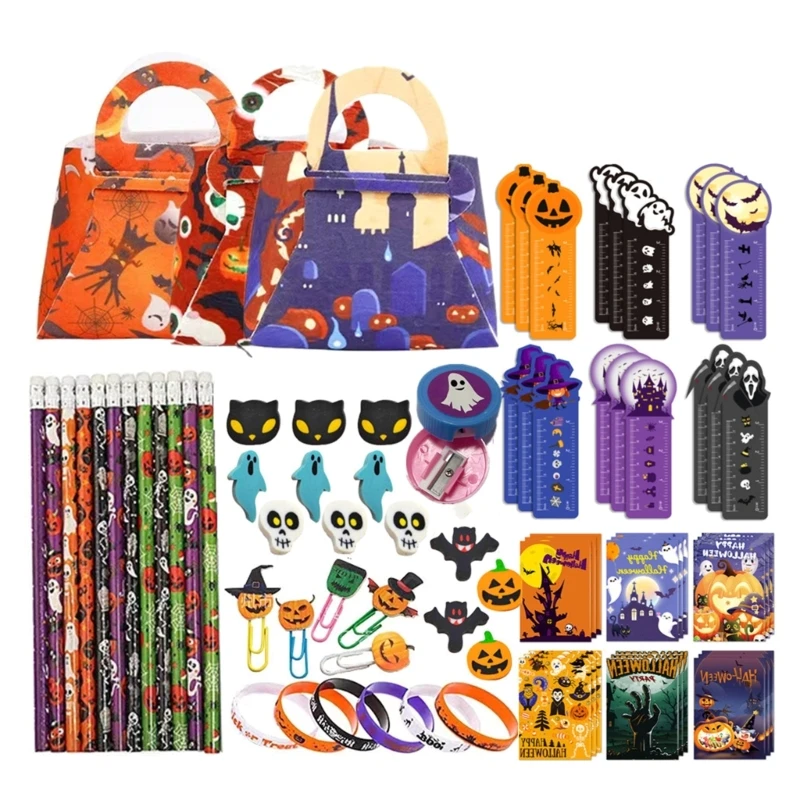 

Halloween Stationery Set for Kid, Halloween Party Favor Set, Halloween Stationery Gift Set Halloween Goody Bag Fillers