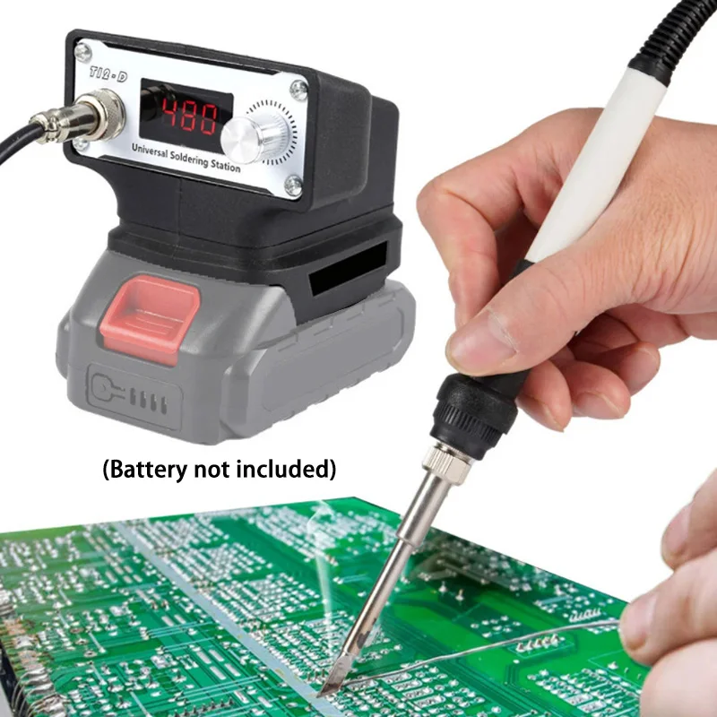 Station For Makita/milwaukee/dewalt 20v 18v Li-ion Battery Electric Soldering Station For Wire Welding