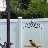 hummingbird swing bird feeder metal frame hanging bird cage accessories