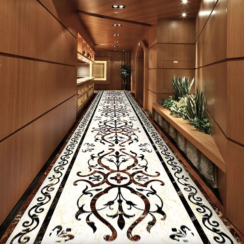 

European Style Long Carpet For Stairway Hallway Carpets Nordic Home Corridor Carpets Aisle Rug Party Wedding Runner Area Rugs