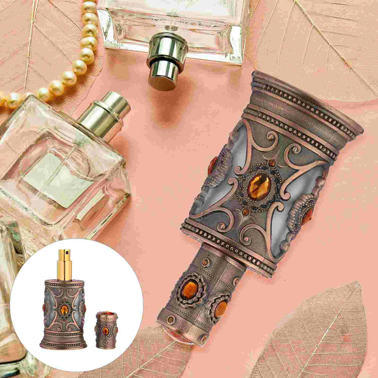 

Bottle Perfume Bottles Spray Empty Travel Oil Essential Vintage Sample Container Refillable Mini Retro Aromatherapy Mister Mist