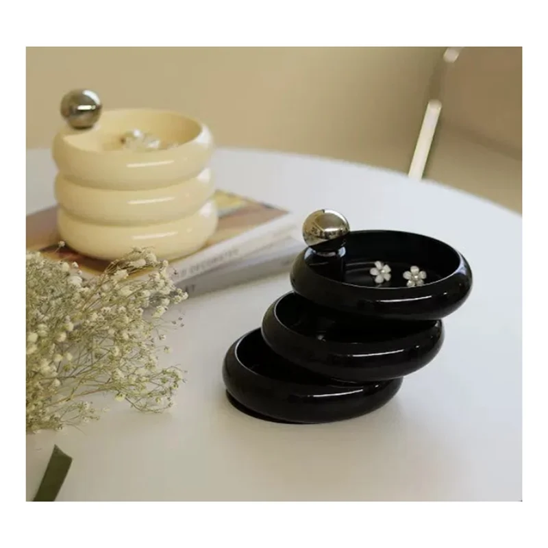 

Шкатулка для хранения ювелирных изделий, многослойная стандартная коробка для косметики, Настольная пластиковая коробка-органайзер для хр...