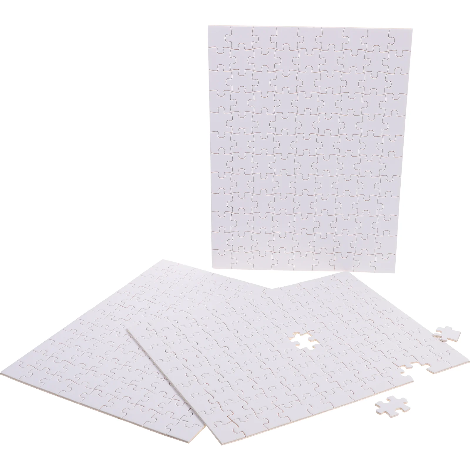

3 Sheets Blank Puzzle Sublimation Puzzle Diy Heat Transfer Puzzle Accessory