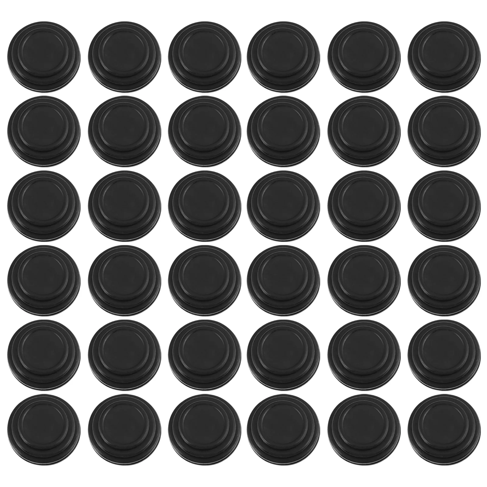 

24 Pcs Shock Absorbing Gasket Seal Stickers Anti-collision Silicone Pads Shock-proof Gaskets Protecting Car Silica Gel