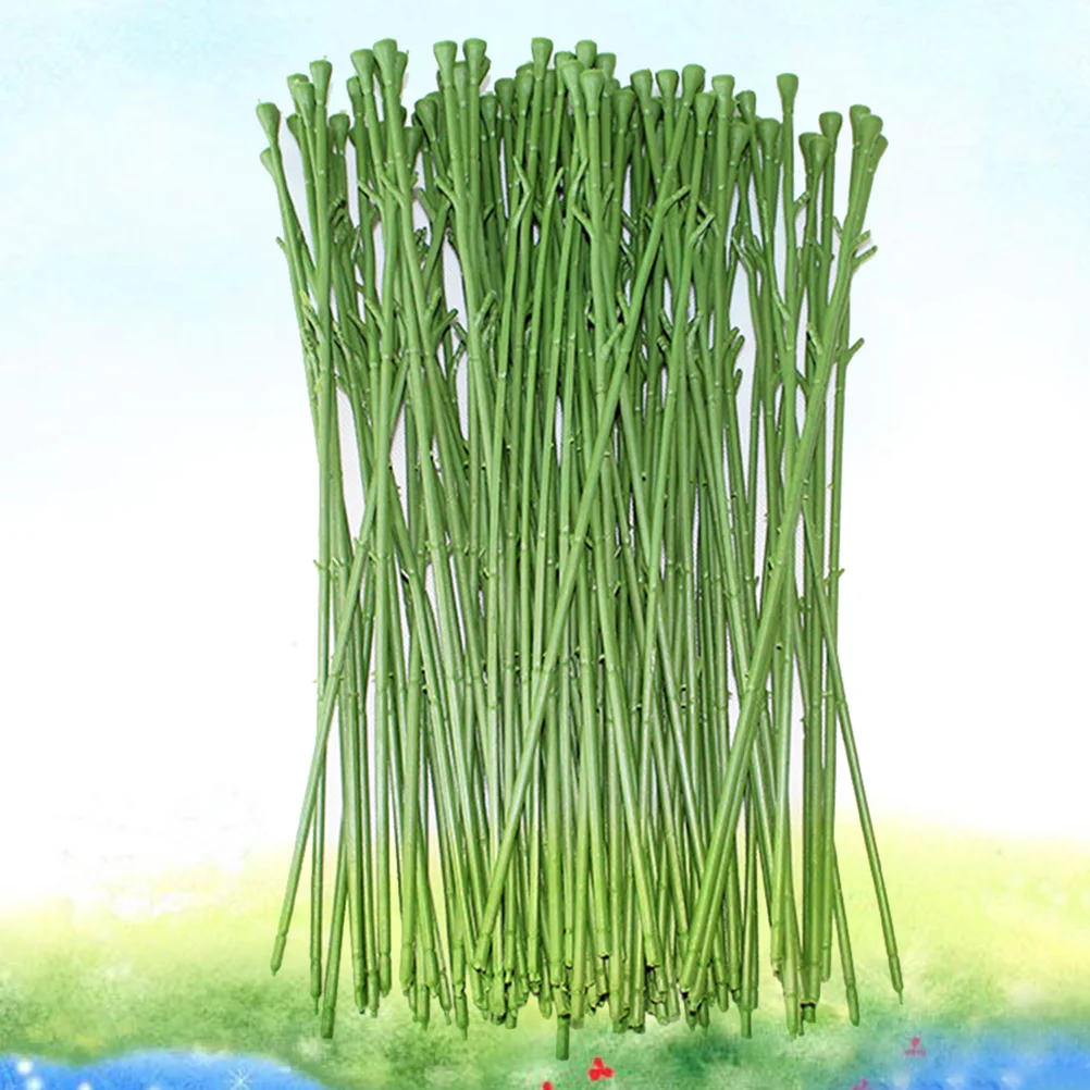 

50 Pcs Flower Shop Accessory Single Flower Stem Flower Making Wire Flower Making Sticks Floral Stem Wire
