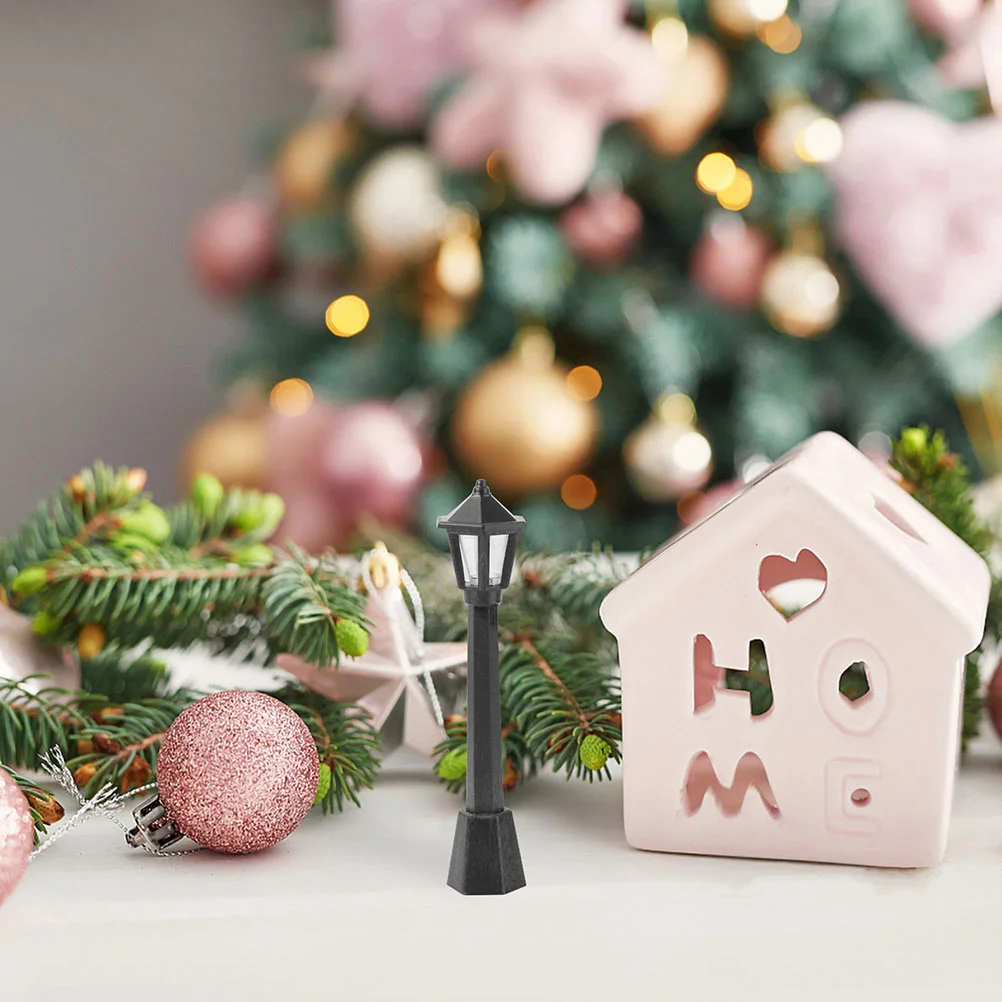 20 шт. мини-модель уличного фонаря лампа для дома орнамент сцена сельский декор