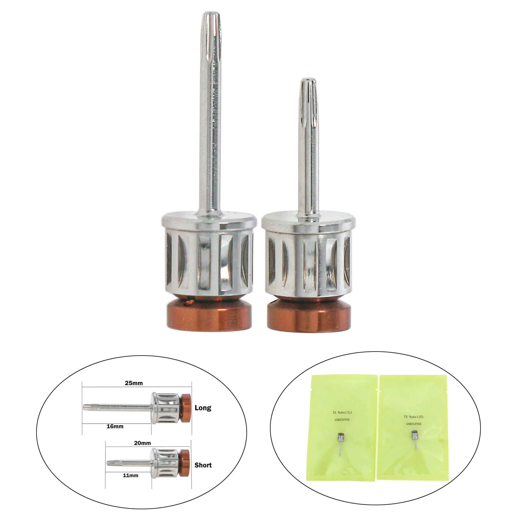 Драйвер для зубных имплантатов Нобелевская ручная отвертка Ручные отвертки T5