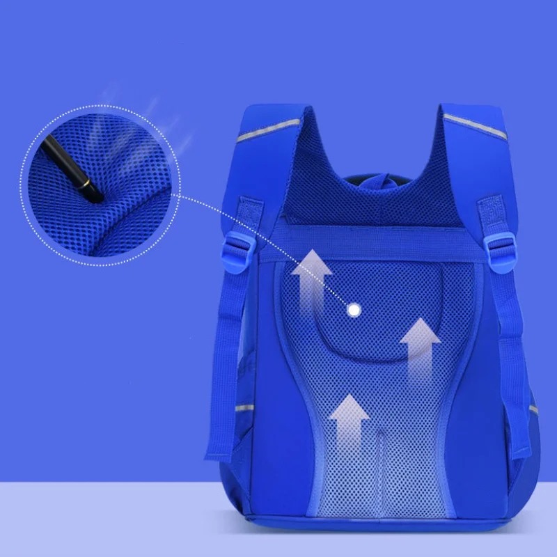 Children Cartoon Cat Large Capacity Backpacks New Primary Girls Boys Fashion Cute Breathable School Bags for Students Grade 1-3