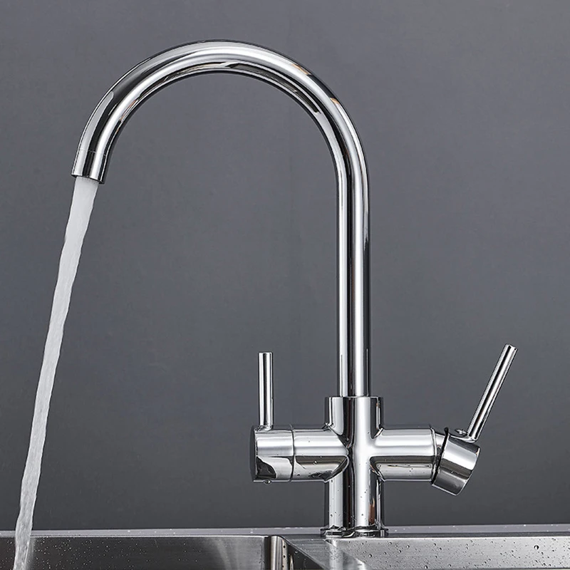 Фильтр для кухни кран питьевой воды крепление на палубе черный смеситель поворот