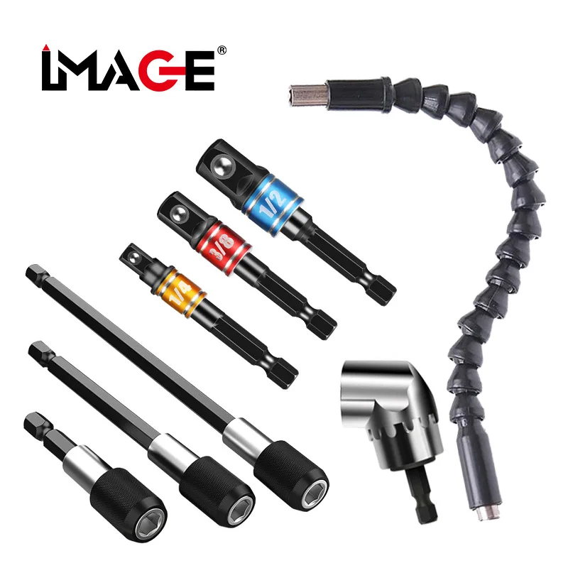 

Flexible Shaft Hexagonal Shank Conversion Square Head Connecting Rod