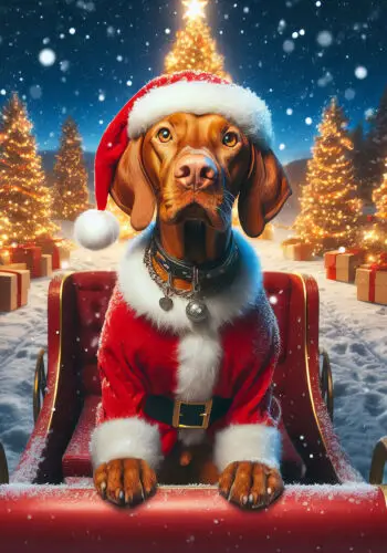 Рождественский флаг Vizsla