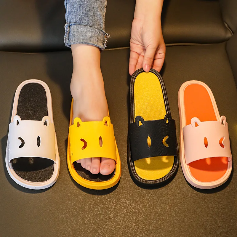 

Men Slippers Casual Shoes For Man Male Cloud Home 2022 Summer Cartoon Female Couples Outside Shower Indoor Shoes Fashion Cool