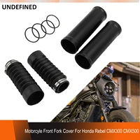 motorcycle front fork cover gaiters boot shock absorber protector dust guard for honda rebel cmx 300 500 2017 2022 cmx300 cmx500