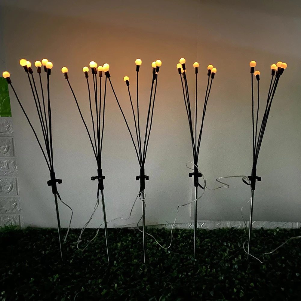 

70cm Solar Firefly Light IP65 Waterproof Lawn Fireworks Light Lighting Ornaments Christmas Decoration for Backyard Path Walkway