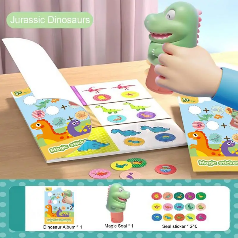 Наклейки в виде животных стемпер детские наклейки книг с животными не