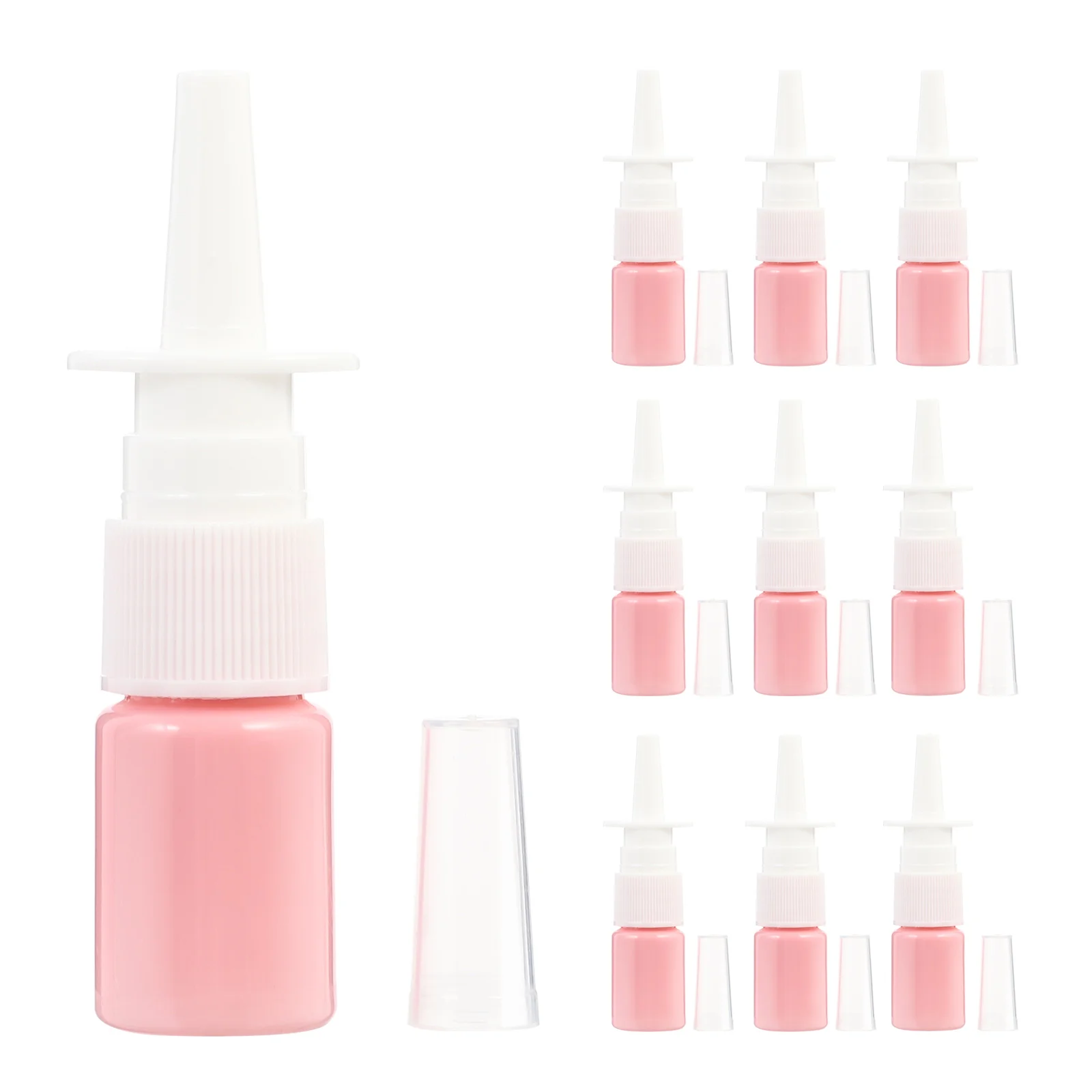 

1 Set 50Pcs 5ml PET Spray Bottles Nasal Spray Empty Bottles Travel Bottles
