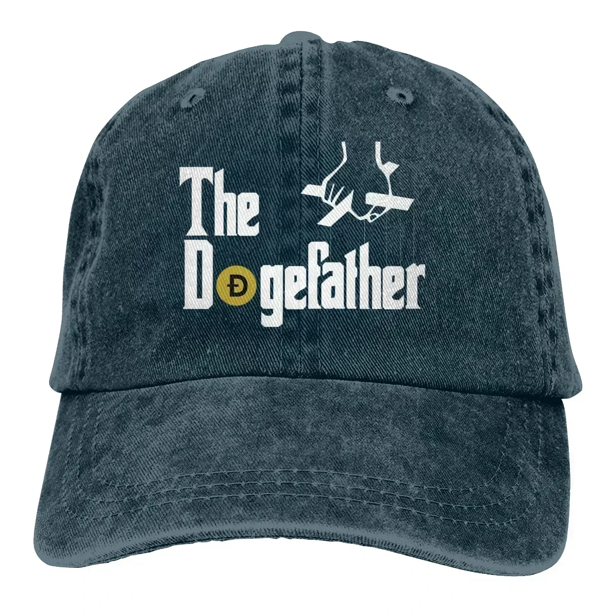 Фото Бейсбольная кепка The Dogefather для мужчин, забавные кепки с Элоном Маском The DogeFather, цветные женские летние кепки с застежкой-клипсой №5