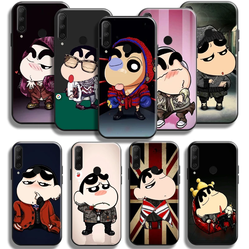 

Cute Crayon Shin-chan For Huawei Honor 10X 9X 8X Pro Lite Phone Case Silicone Cover Soft Carcasa Back Coque Black Funda