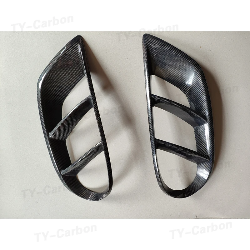 Автомобильный передний бампер из углеродного волокна Крышка вентиляционного