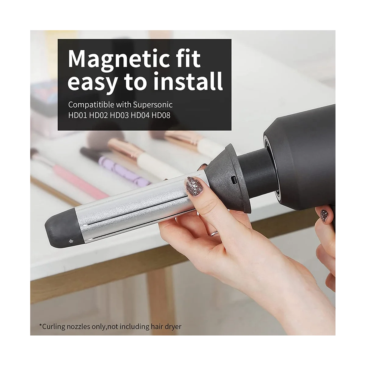 Бочки для завивки волос Supersonic HD01 HD02 HD03 HD04 HD07 HD08 HD15 фен насадка аксессуары A