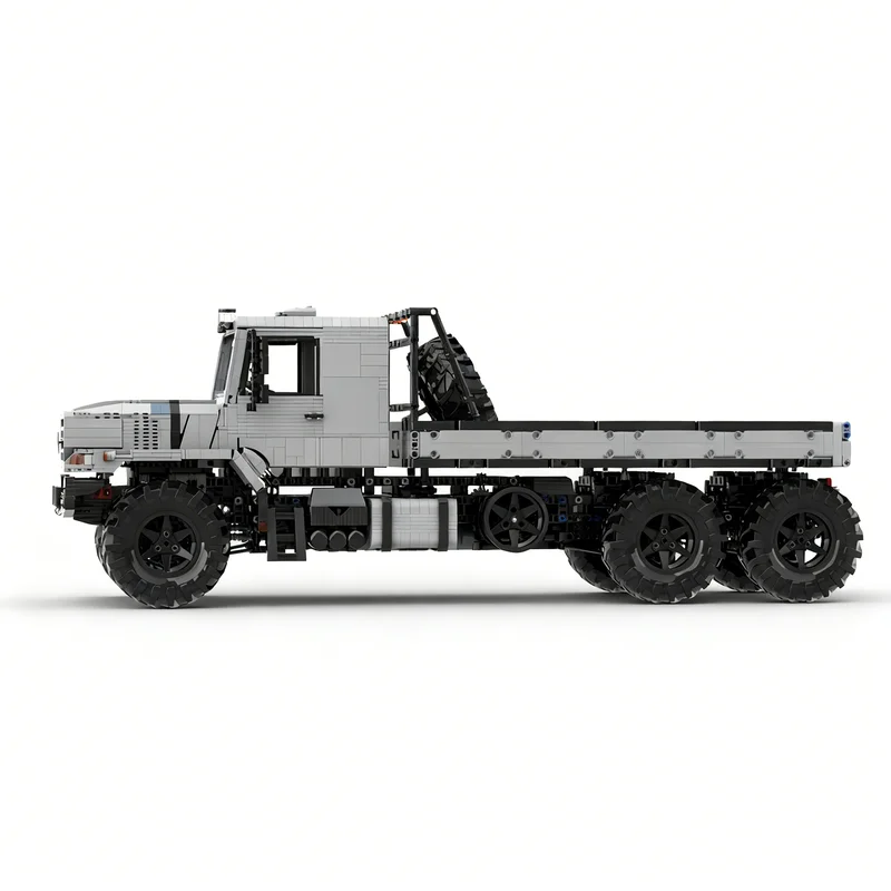 Фото 3972 детали MOC Технические грузовики Mercedes-Benz Zetros 6x6 Модель Конструктор Рождественские подарки Архитектурная игрушка Сборная модель №3