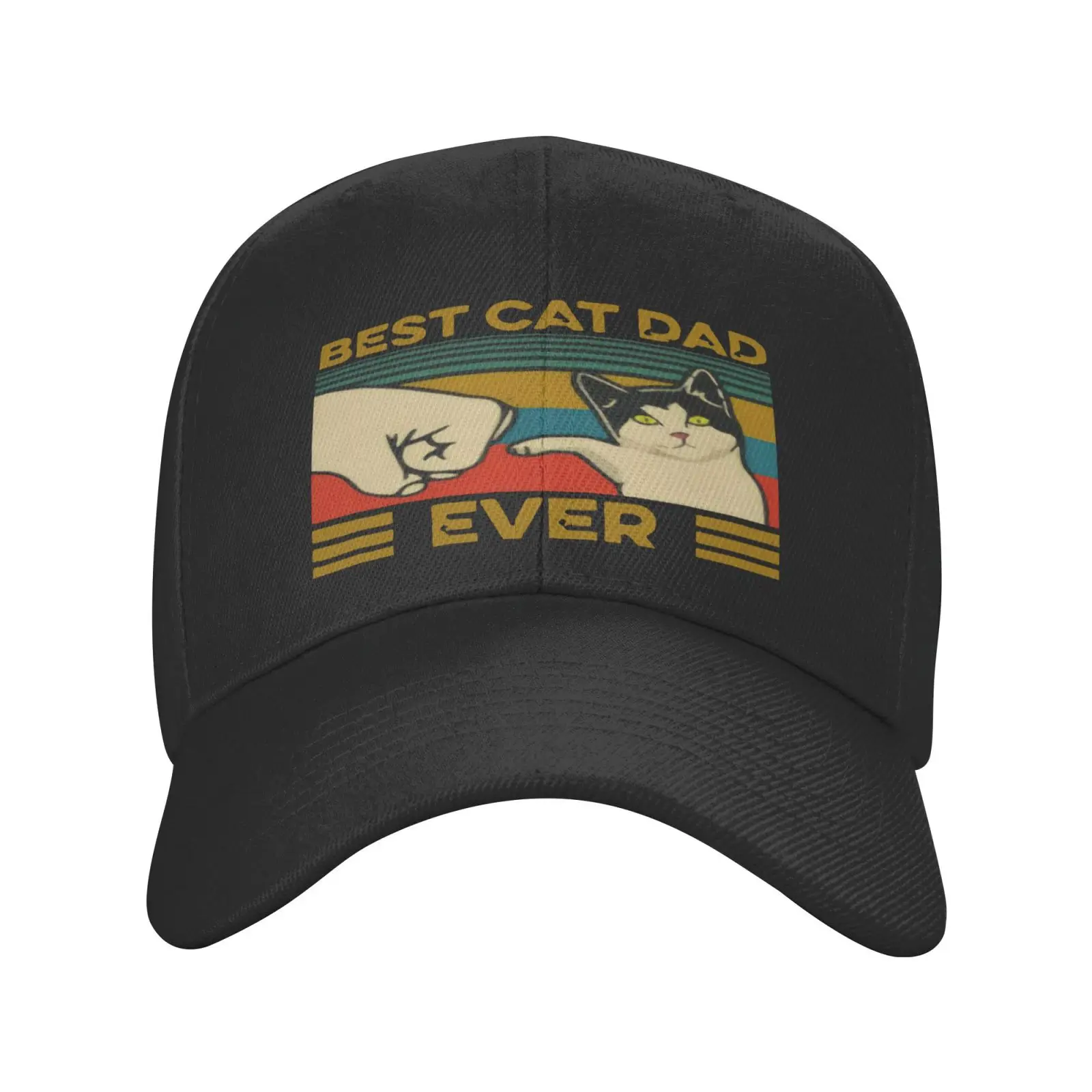 

Шапка с надписью «Best Cat Dad», зимняя шапка для мальчиков