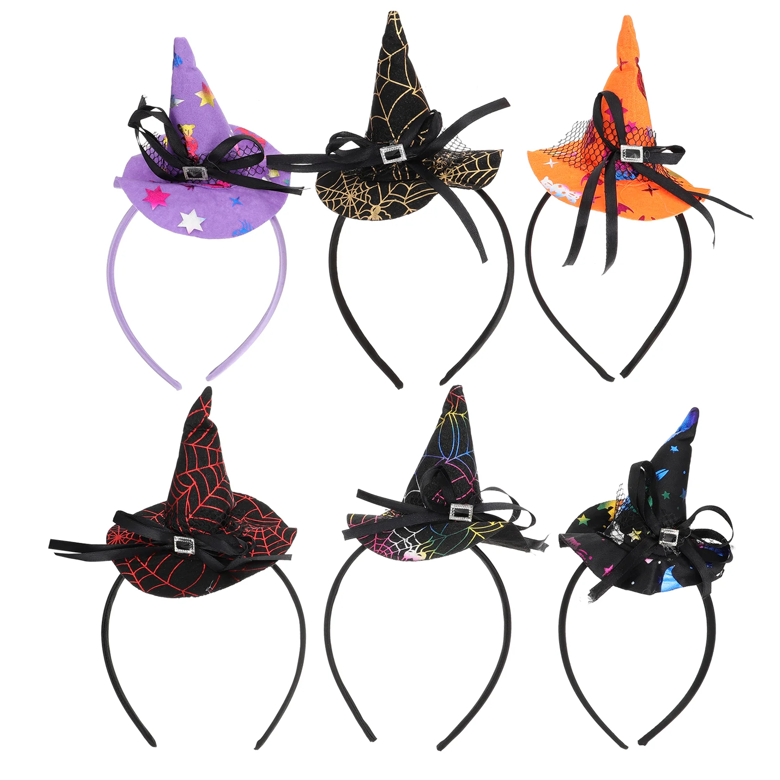 

Witch Hat Headbandhair Cosplay Party Hoops Costume Headwear Props Masquerade Ornament Mini Accessories Hairbands Capkids Witches