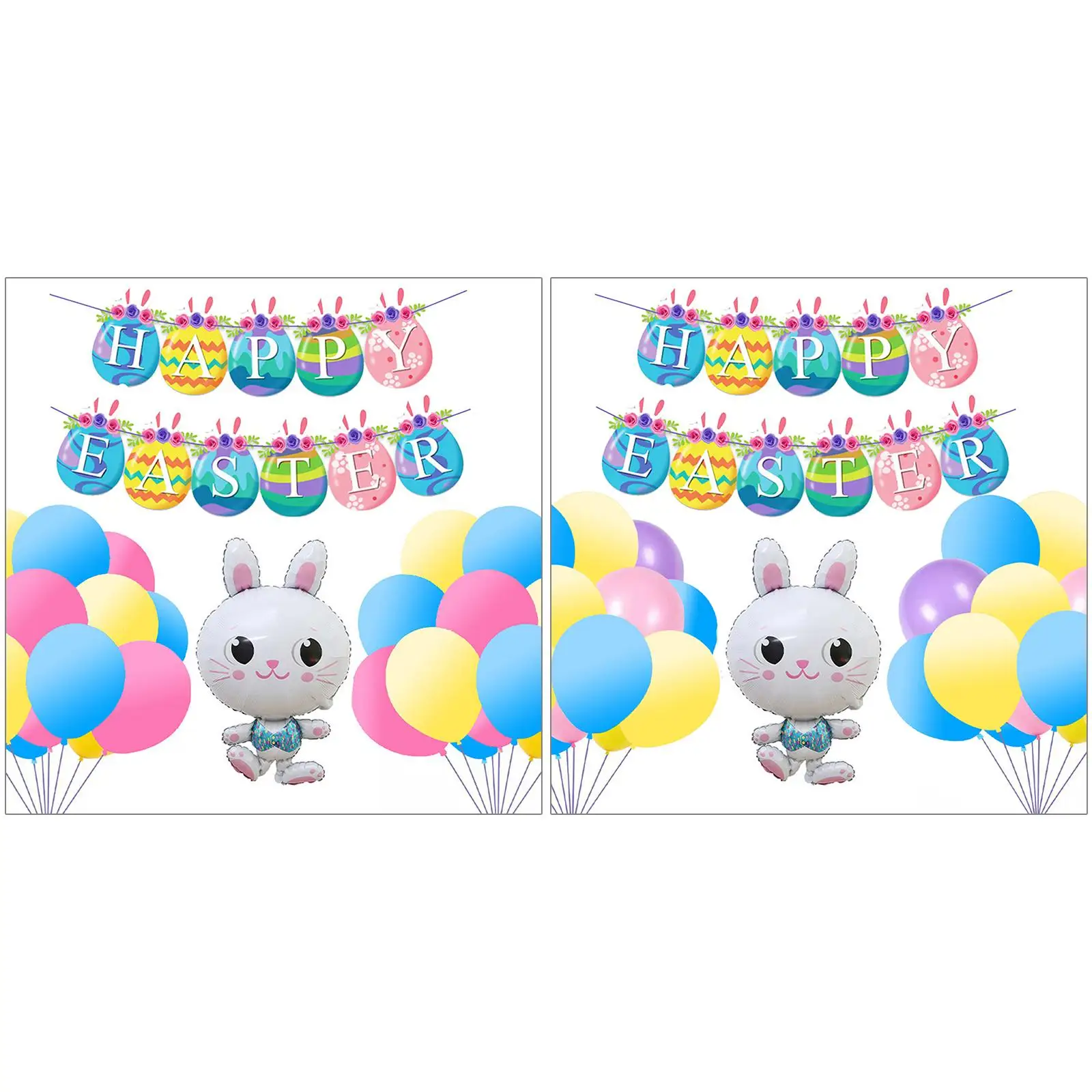 

Набор резиновых пасхальных воздушных шаров, принадлежности для украшения дома в виде кролика для маскарада