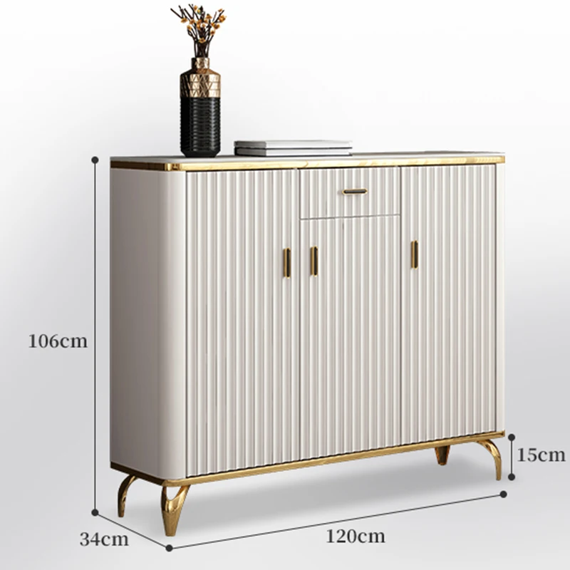 Скандинавские белые боковые панели Кухонные деревянные ящики для хранения