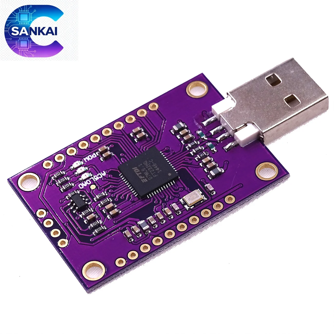 Фото Многопротокольный USB-модуль CJMCU FT232H, JTAG/UART/SPI/I2C/FIFO №3