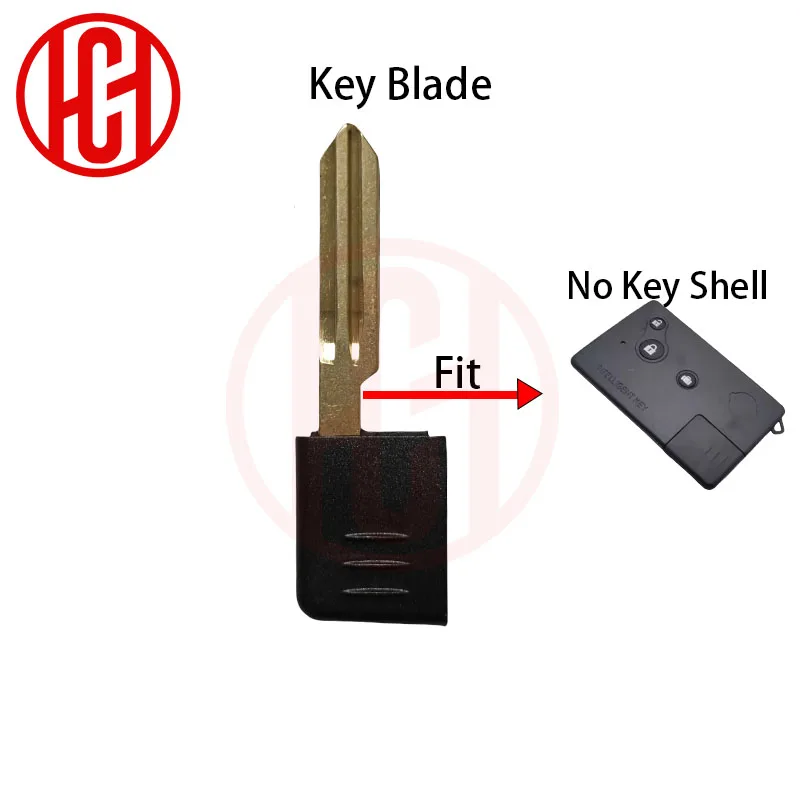 

Новая необрезанная интеллектуальная вставка аварийного ключа, маленькое лезвие NSN14, подходящее для карты Nissan Teana, брелок для ключей