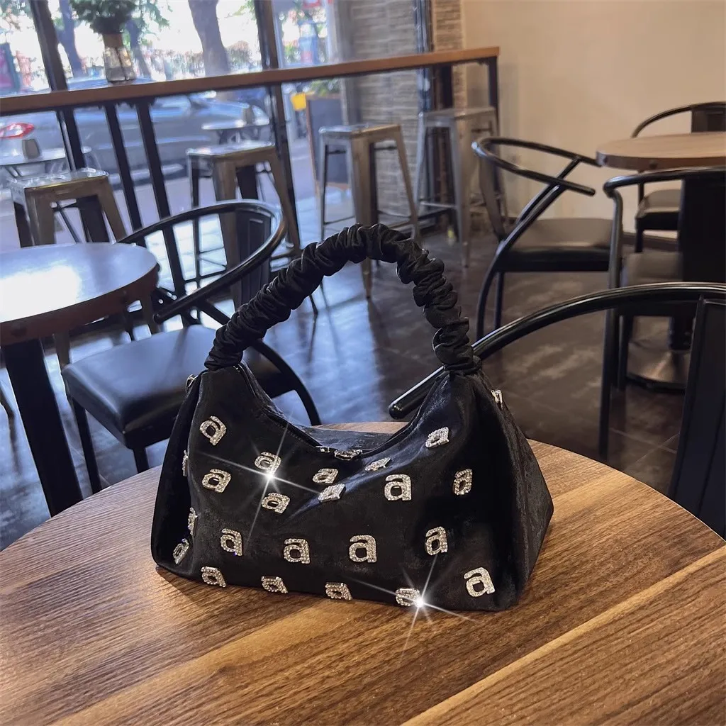 Высококачественная модная плиссированная сумка-хобо женская сумка роскошная