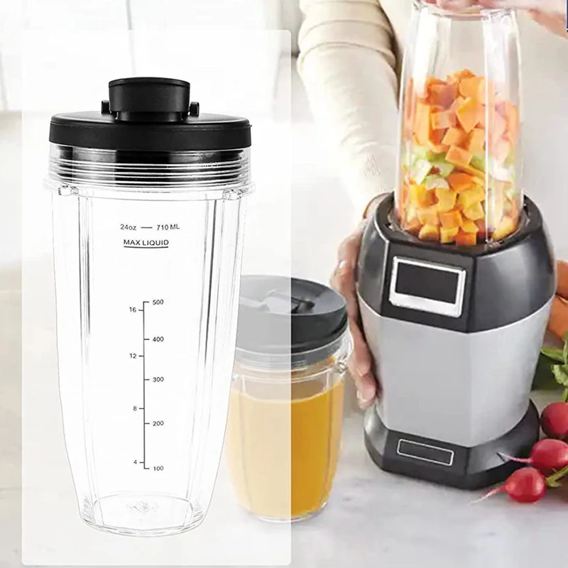 Сменные стаканы для блендера ниндзя BN801-24 Oz с 7 лезвиями аксессуары Nutri Ninja BL480 BL482
