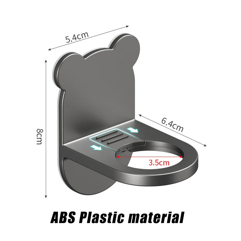 

Настенный держатель для бутылок из космического алюминия серого цвета