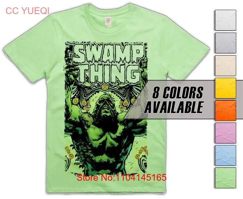 Мужская футболка The Swamp Thing V23 все размеры S 5XL 8 цветов в наличии длинный или